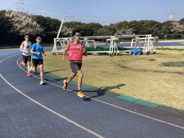 日本ブラインドマラソン協会トレーニング風景
